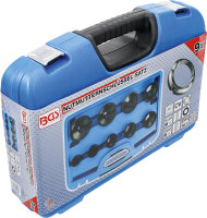 Nutmutternschlüssel-Satz | Zapfen außen liegend | KM4 - KM12 | 9-tlg.