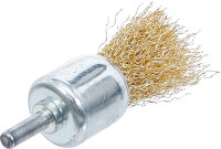Pinsel-Drahtbürste | vermessingt | Ø 25 mm