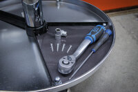 Werkstatt-Arbeitssitz mit 5 Rollen | Ø 360 mm