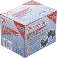 Universal-Ölfilterschlüssel | Antrieb Innenvierkant 12,5 mm (1/2") | Ø 80 - 98 mm