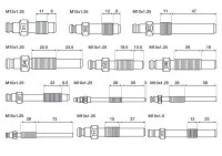 Kompressionstester-Satz für Benzin- und Dieselmotoren