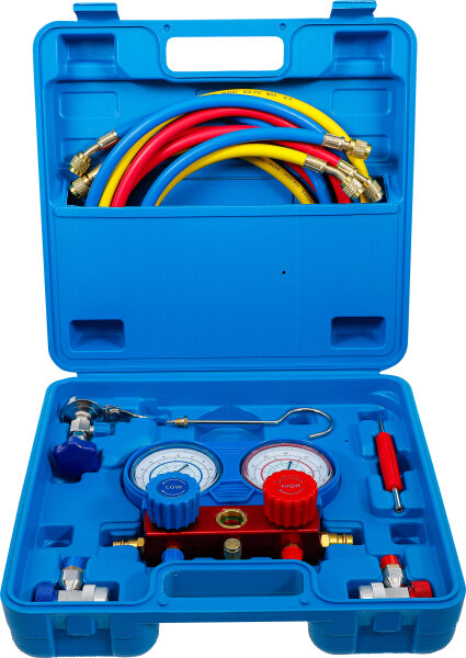 Druckuhr-Armatur für Klimaanlagenprüfung