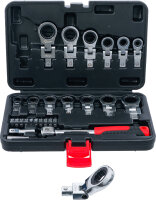 Einsteck-Ratschenring-Schlüssel- und Bit-Satz | 6 -...