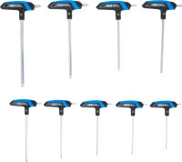 T-Griff-Schlüssel-Satz | T-Profil (für Torx) T10 - T50 | 9-tlg.