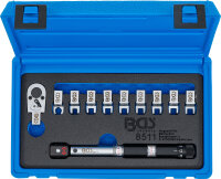 Drehmoment-Speichenschlüssel | austauschbare Köpfe | 3 - 15 Nm