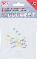 Lötverbinder-Sortiment | mit Schrumpfschlauch | 9-tlg.