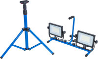 Duo-SMD-LED-Arbeits-Strahler | mit Stativ | 2 x 70 W