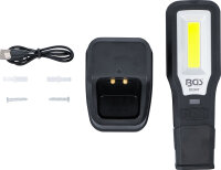 COB-LED Arbeits-Leuchte | klappbar | mit Ladestation