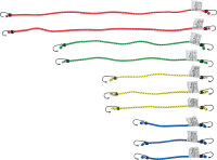 Gepäckspanner-Satz | 300 - 800 mm | 10-tlg.