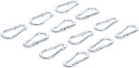 Karabinerhaken-Sortiment | 50 x 5 mm | 12-tlg.