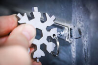 Multifunktions-Werkzeug | Schneeflocke | 18-in-1 | Edelstahl