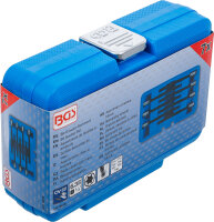 Bit-Einsatz-Sortiment | Antrieb Innenvierkant 6,3 mm (1/4") | T-Profil (für Torx) mit Kugelkopf T10 - T40 | 7-tlg.