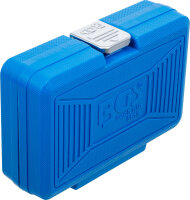 Bit-Einsatz-Sortiment | Antrieb Innenvierkant 6,3 mm (1/4") | T-Profil (für Torx) mit Kugelkopf T10 - T40 | 7-tlg.