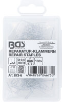 Reparatur-Klammern | W-Form | Ø 0,6 mm | 100-tlg.