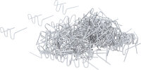 Reparatur-Klammern | W-Form | Ø 0,6 mm | 100-tlg.