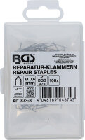 Reparatur-Klammern | V-Form | Ø 0,6 mm | 100-tlg.