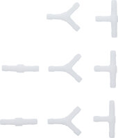 Schlauchverbinder-Sortimente | kraftstoffbeständig | 3 mm | 8 tlg.