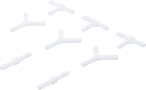 Schlauchverbinder-Sortimente | kraftstoffbeständig | 5 mm | 8 tlg.