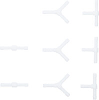 Schlauchverbinder-Sortimente | kraftstoffbeständig | 5 mm | 8 tlg.