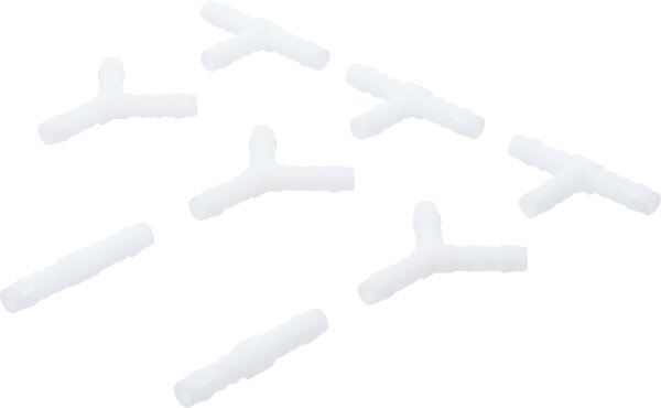 Schlauchverbinder-Sortimente | kraftstoffbeständig | 8 mm | 8 tlg.