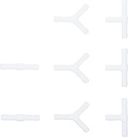 Schlauchverbinder-Sortimente | kraftstoffbeständig | 8 mm | 8 tlg.