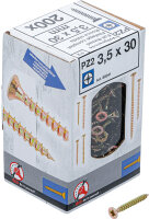 Mehrzweckschrauben | Kreuzschlitz PZ2 | 3,5 x 30 mm | 200...