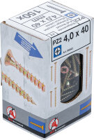 Mehrzweckschrauben | Kreuzschlitz PZ2 | 4,0 x 40 mm | 150 Stück