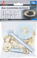 Ösen-Installations-Sortiment | 15-tlg.