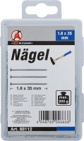 Nägel-Sortiment | 200 g | 1,8 x 35 mm