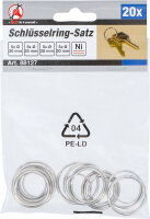 Schlüsselring-Sortiment | 20-tlg.