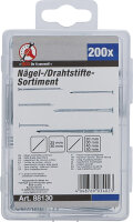 Nägel-/Drahtstifte-Sortiment | 200-tlg.