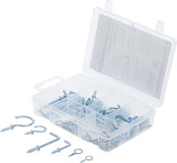 Schraubhaken-Sortiment | 80-tlg.