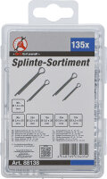Splinte-Sortiment | Ø 1,6 - 3,2 mm | 135-tlg.