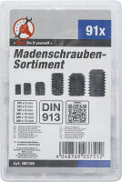 Madenschrauben-Sortiment | 91-tlg.