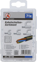 Kabelschellen-Sortiment | 71-tlg.