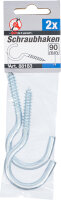 Schraubhaken | 90 mm | 2-tlg.