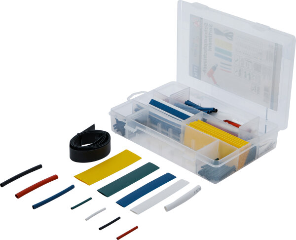 Schrumpfschlauch-Sortiment | farbig | 171-tlg.
