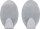 Edelstahl-Klebehaken | 45 x 70 mm | 1,5 kg | 2-tlg.