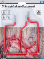 Wand- und Decken-Schraubhaken-Sortiment | 8-tlg.