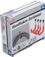 Wandhaken-Satz | 4-tlg.