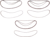 Schleifband-Satz | für Art. 8853 | 10 mm x 330 mm | K 60 - 80 - 120 | 12 tlg.