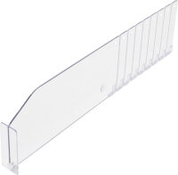 Kunststoff-Trenner | transparent | 285 / 480 x 120 mm