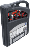 Schraubendreher-Satz mit T-Griff und seitlicher Klinge | Innensechskant / T-Profil (für Torx) | 16-tlg.