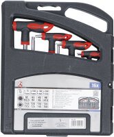 Schraubendreher-Satz mit T-Griff und seitlicher Klinge | Innensechskant / T-Profil (für Torx) | 16-tlg.