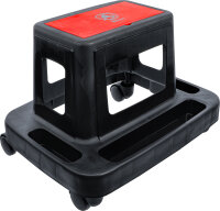 Rollsitz mit Ablagefächern und Staufach