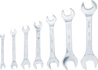 Doppel-Maulschlüssel-Satz | extra flach | SW 6 - 23 mm | 7-tlg.
