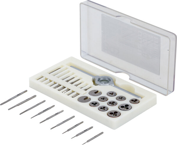 Gewindeschneid-Satz | M1 - M2,5 | 31-tlg.