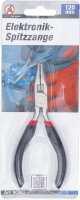 Elektronik-Spitzzange | gerade | mit Feder | 120 mm