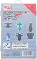 Kfz-Befestigungsclip-Sortiment für Opel | 300-tlg.