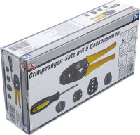 Crimpzangen-Satz | mit 5 Paar Backen